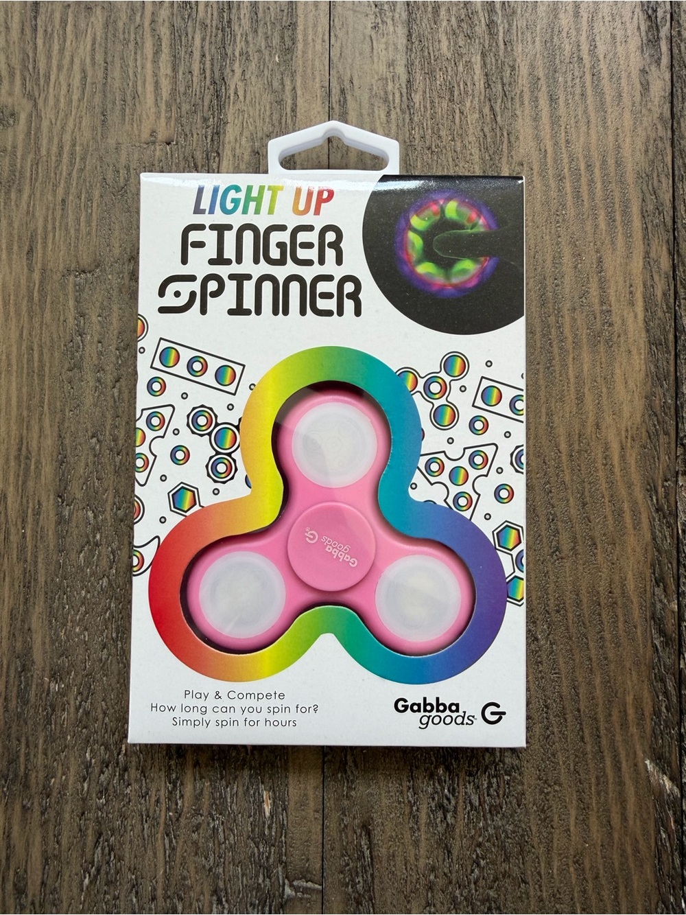 Light Up Finger Spinner- Pink
New in box